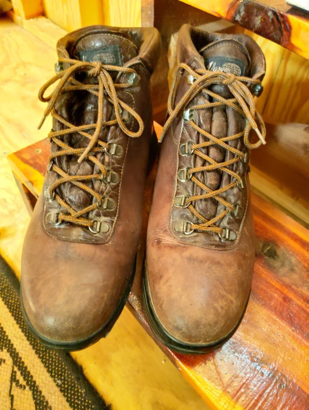 Vasque Sundowner GTX Leather Hiking Boots Brown Made in Italy 7994 Men’s 11.5 M